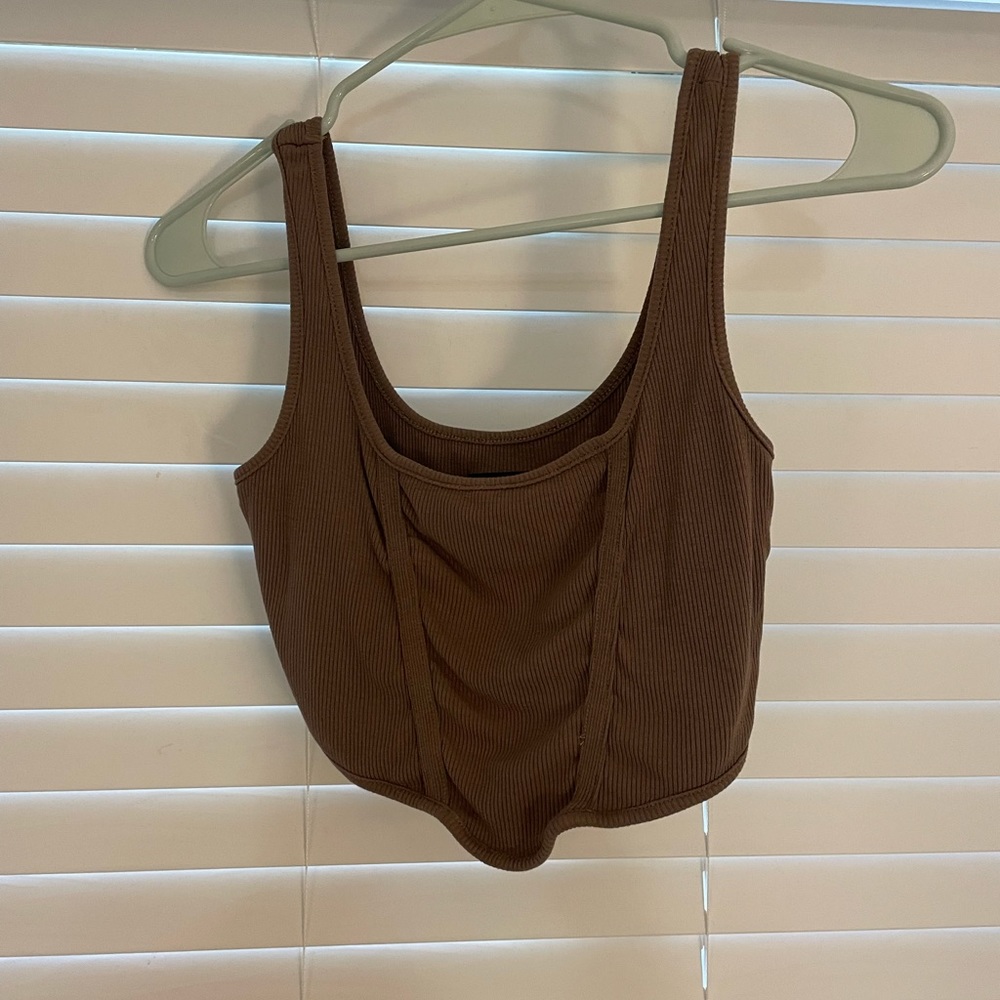 White Fox Brown Top